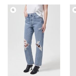 90s Mid Rise Loose Fit in Fall Out